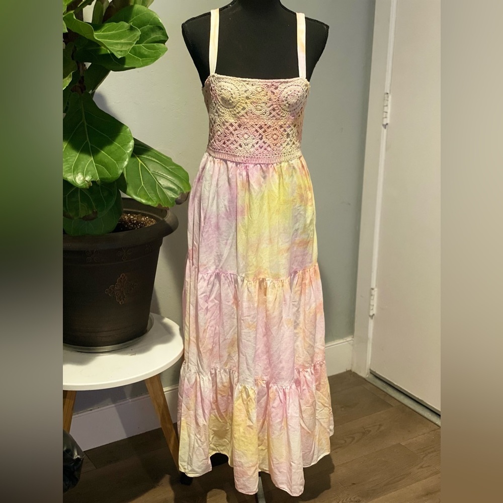 Zara Tie Dye Dress, Size Small - Picture 3 of 11
